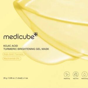 New Medicube - Kojic Acid Tumeric Brightening Gel Sheet Mask; 1 pk